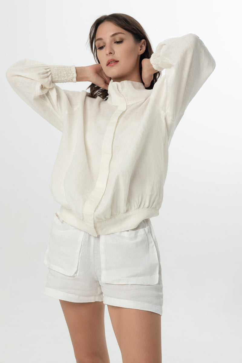 Harita Jacket in Off White