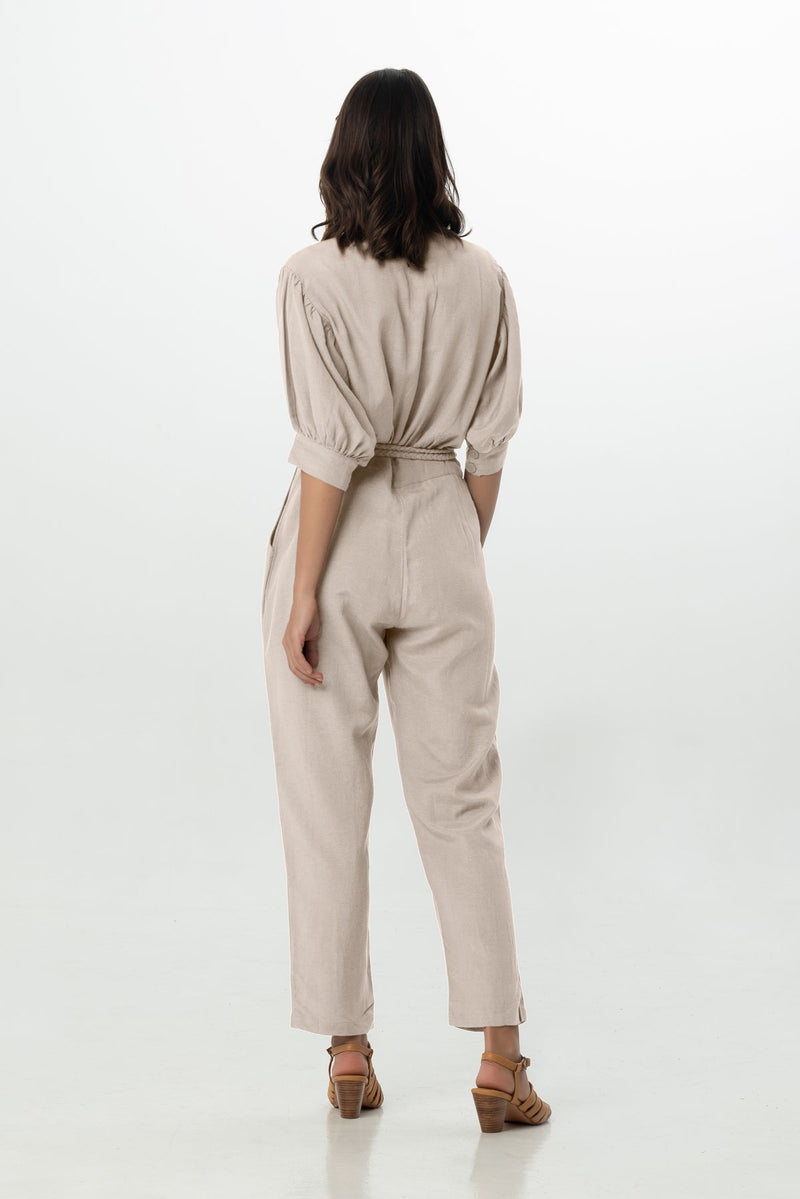 Isa Jumpsuit in Natural