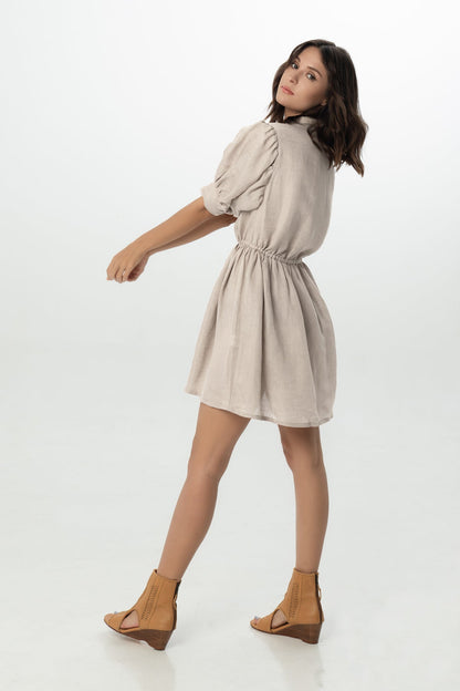 Hasa Dress in Natural