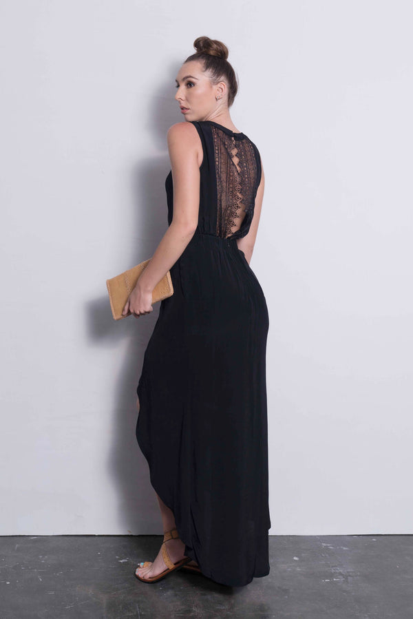 Akina Dress in Black
