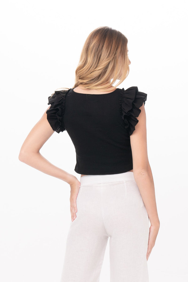 Alin Top in Black