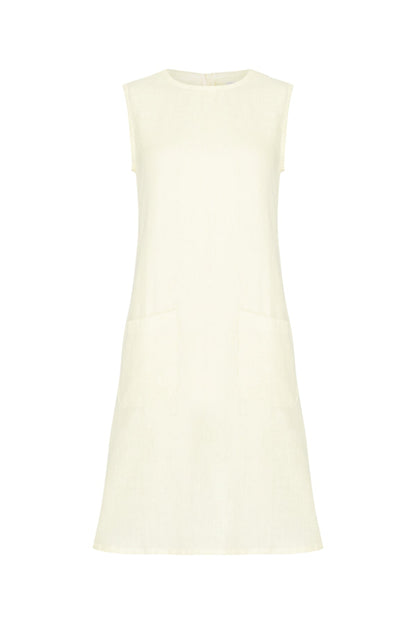 Alina Dress in Lemon Chiffon