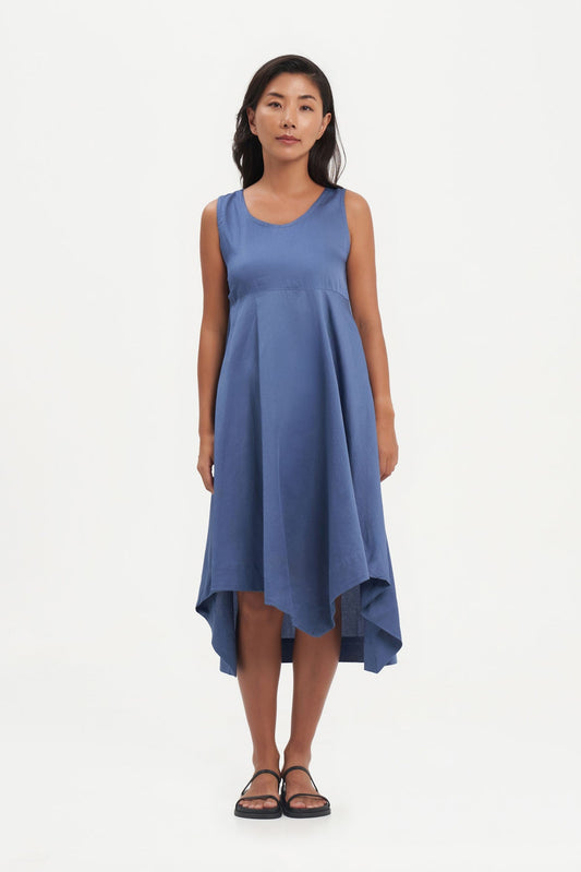 Alisha Dress in Indigo