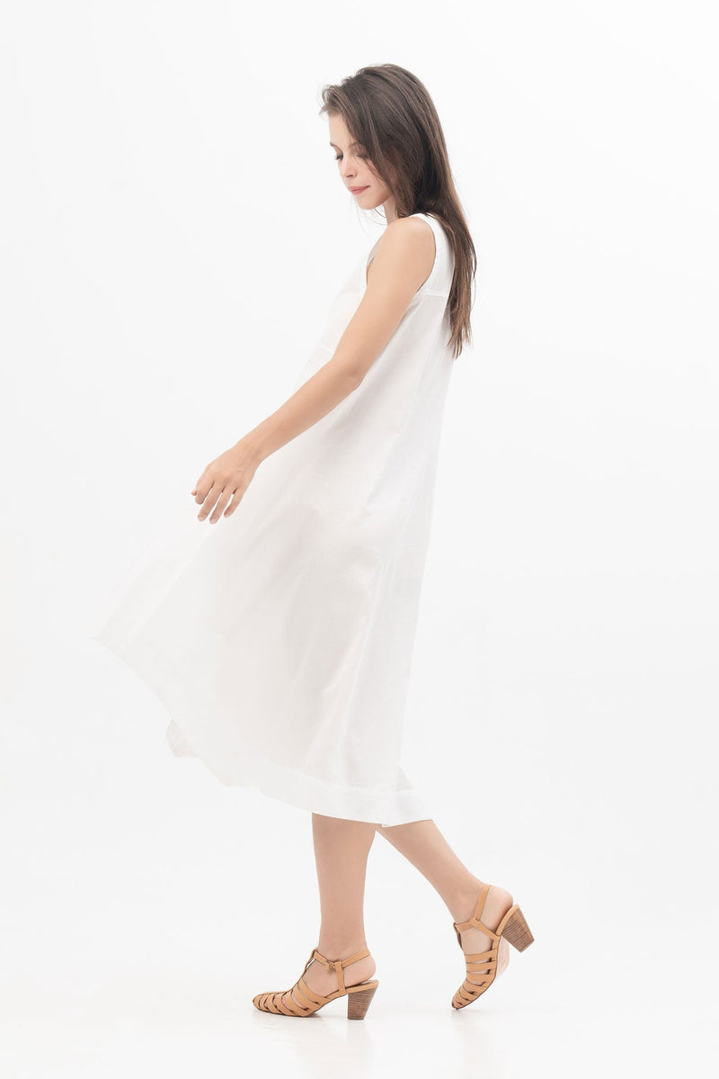 Alisha Dress in White