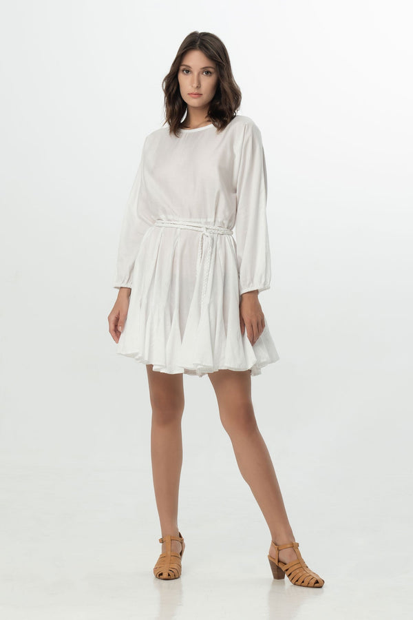 Amala Dress in White