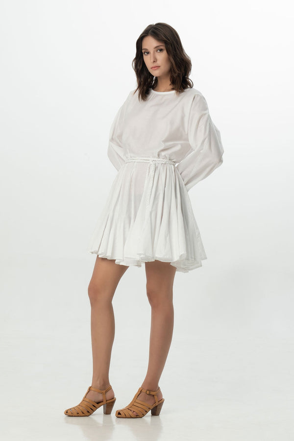 Amala Dress in White