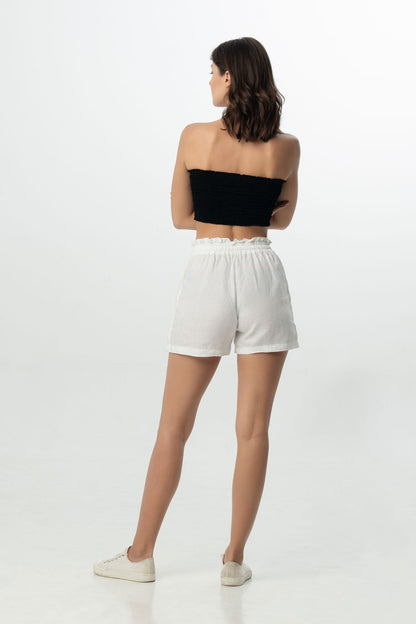 Anaya Short in Off White