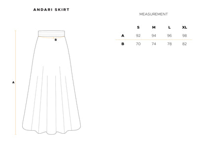 Andari Skirt in Black