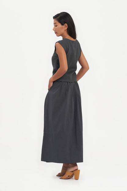 Andari Skirt in Charcoal