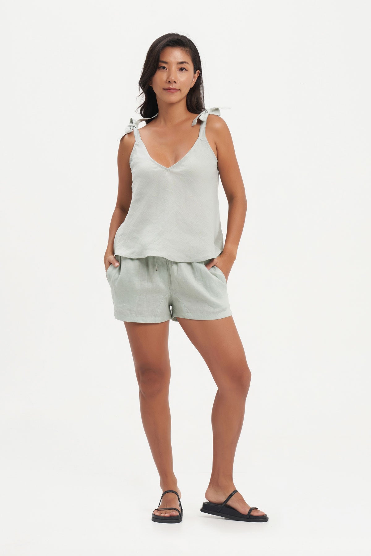 Andira Short in Morning Mist