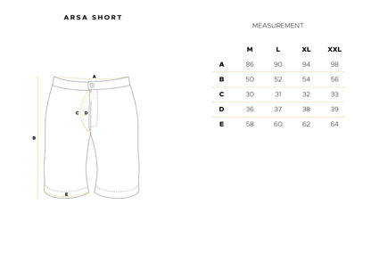 Arsa Short in Sky Blue