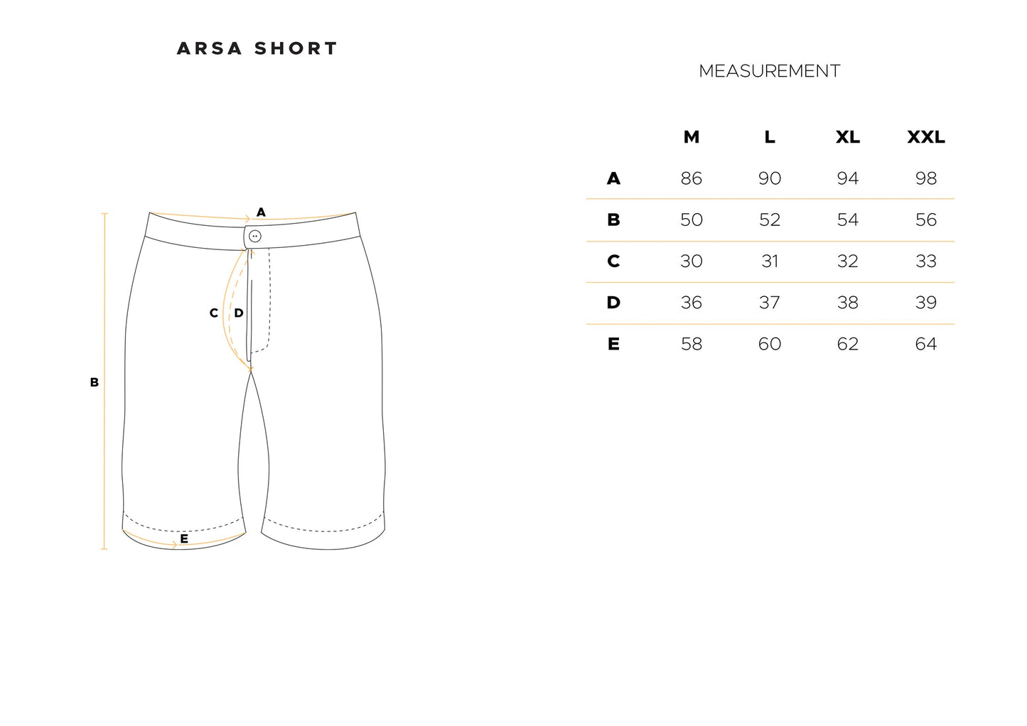 Arsa Short in Off White