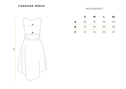 Candana Dress in Off White