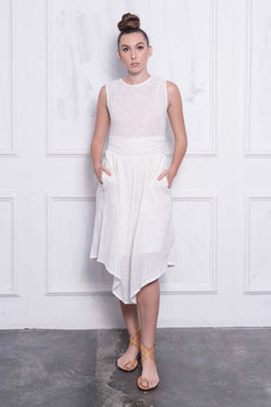 Candana Dress in Off White