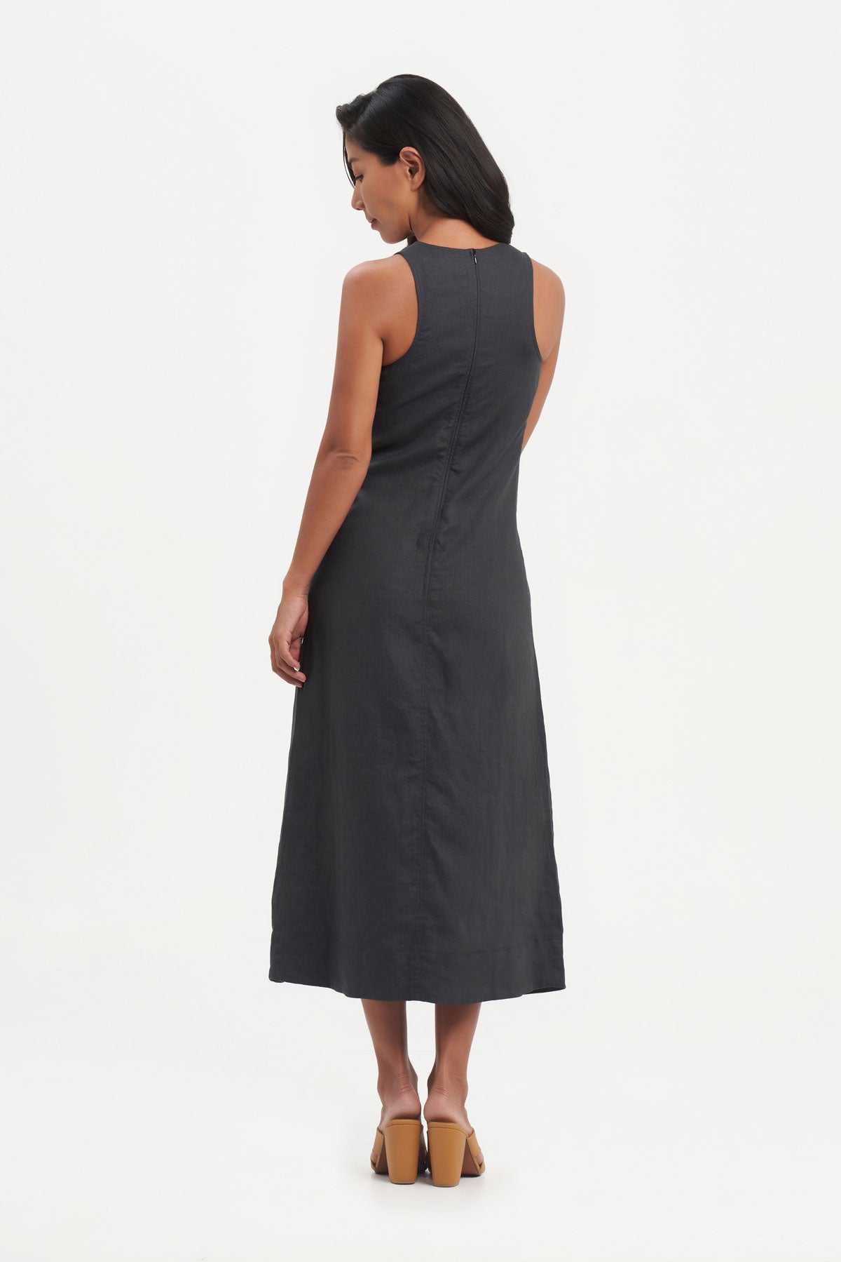 Canissa Dress in Charcoal