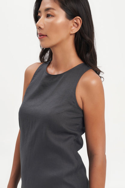 Canissa Dress in Charcoal