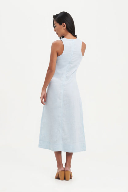 Canissa Dress in Sky Blue