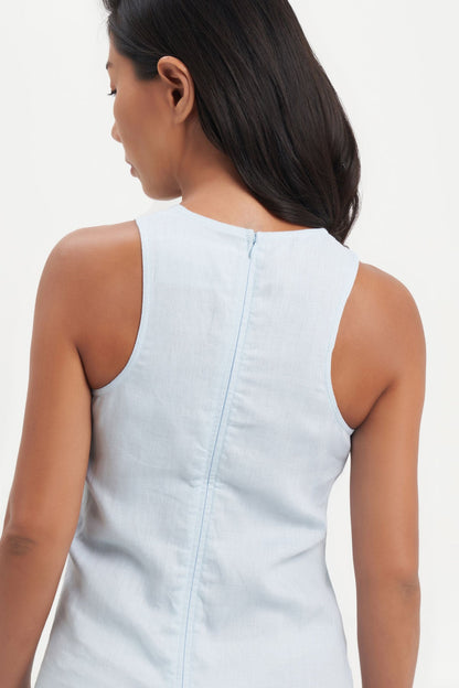 Canissa Dress in Sky Blue