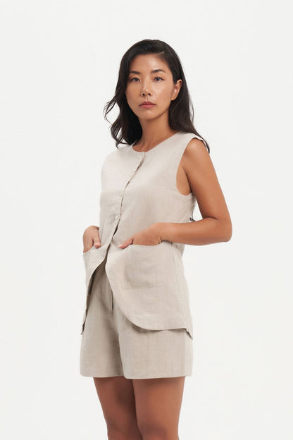 Caroline Top in Natural