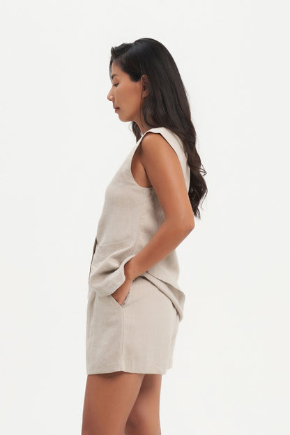 Caroline Top in Natural