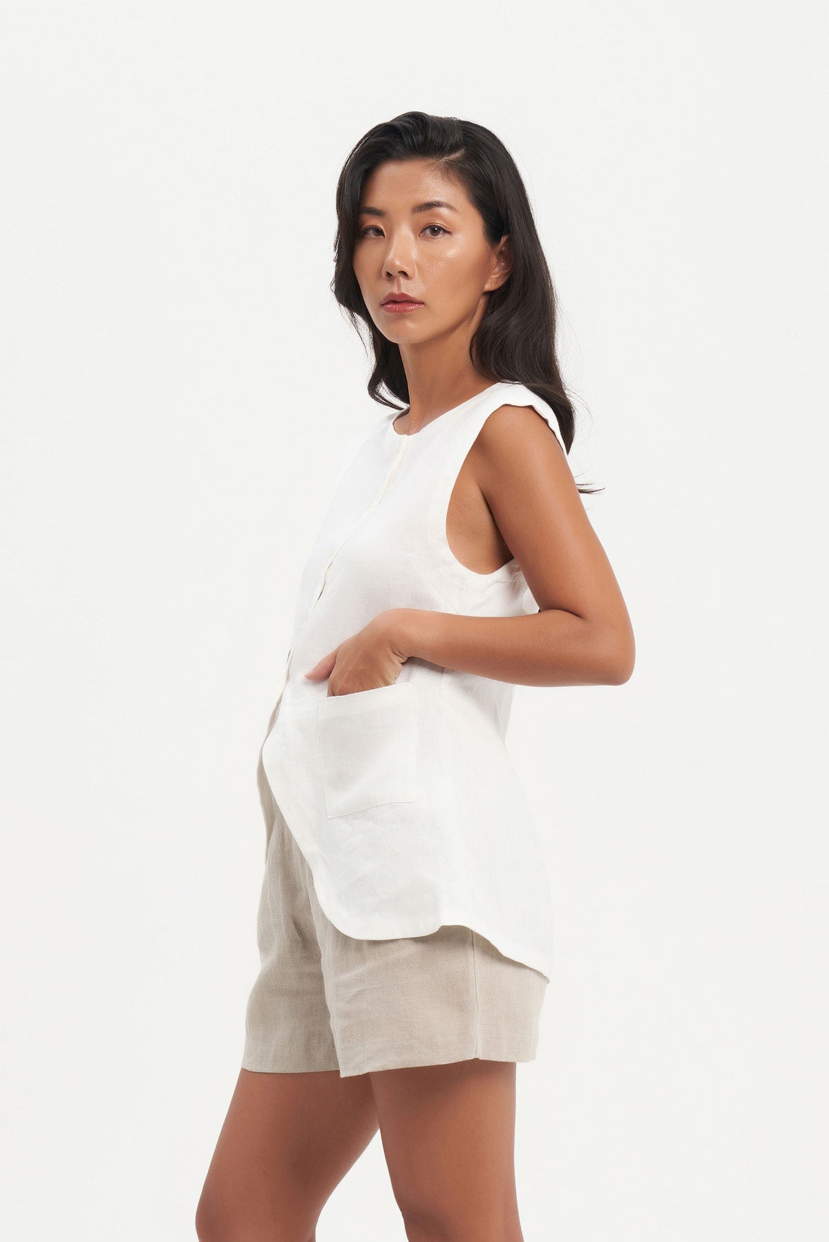 Caroline Top in Off White