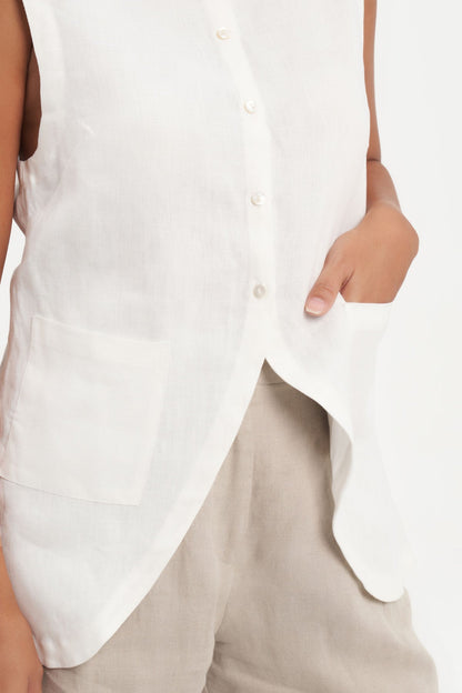 Caroline Top in Off White