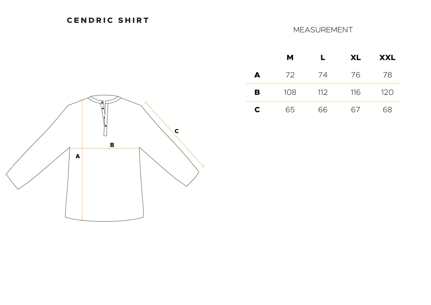 Cendric Shirt in Off White Black