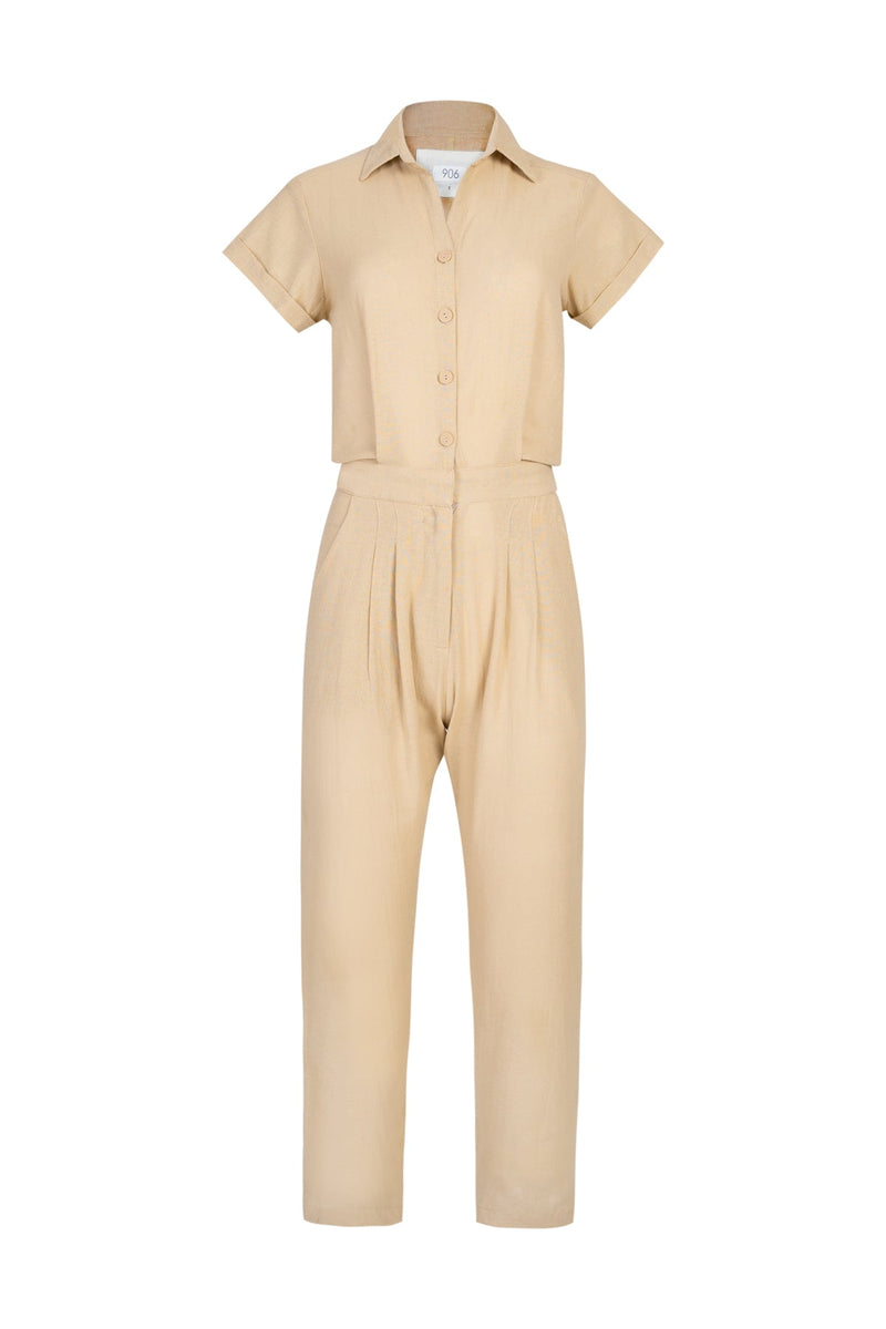Chaitra Jumpsuit in Frosted Almond