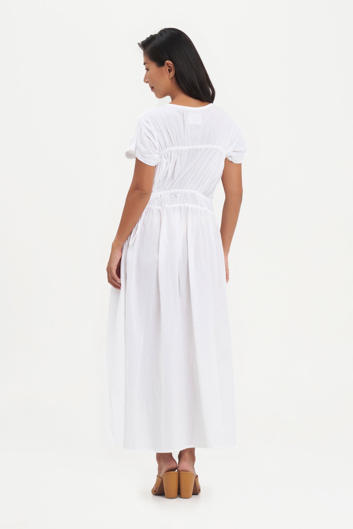 Chella Dress in White