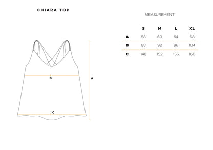 Chiara Top in Morning Mist