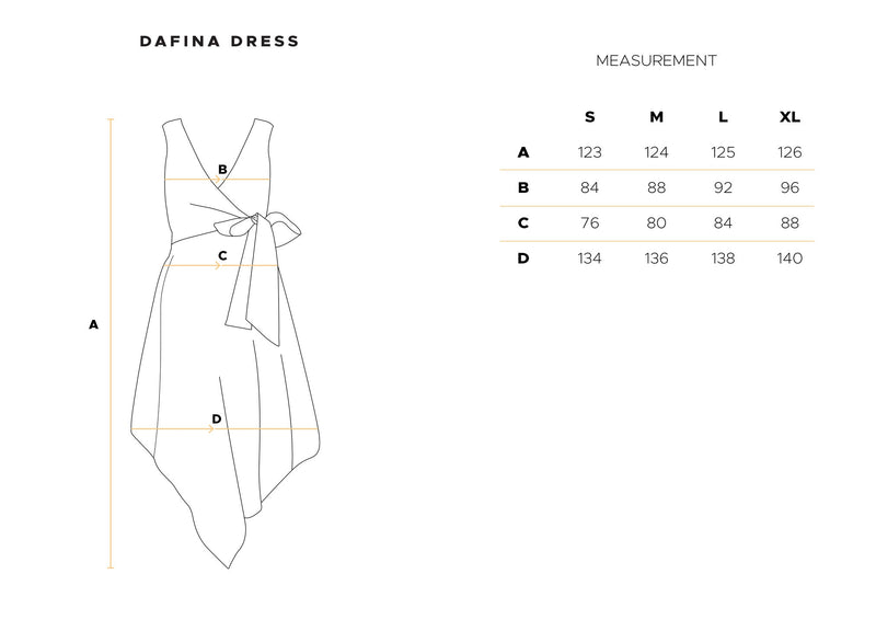 Dafina Dress in Natural