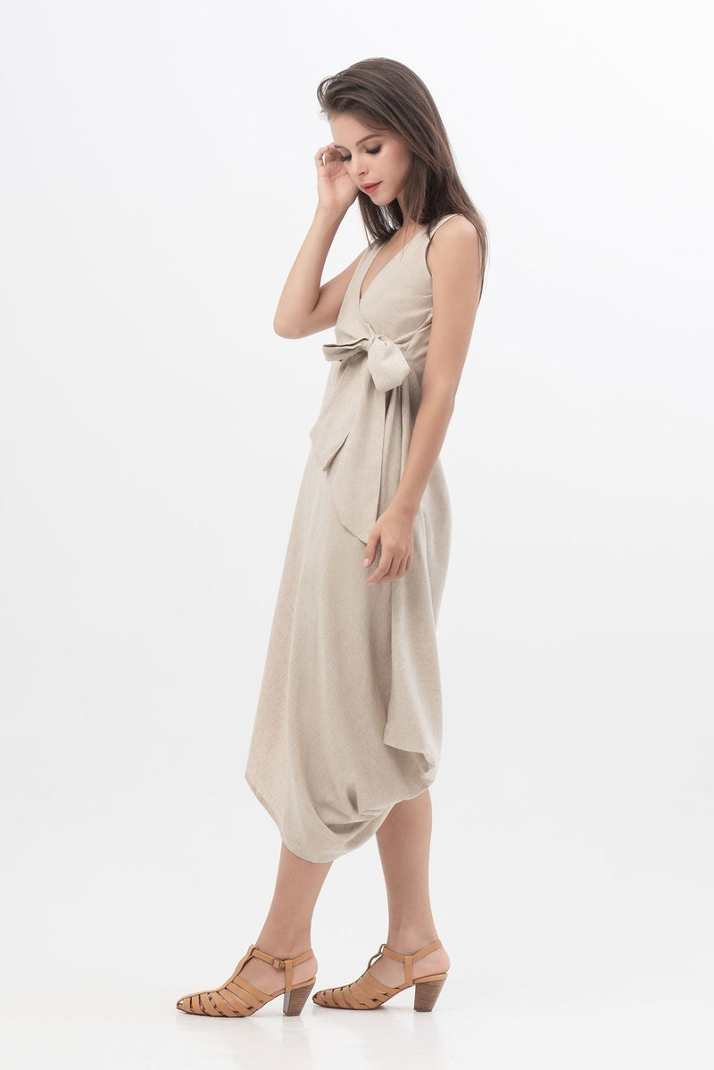 Dafina Dress in Natural