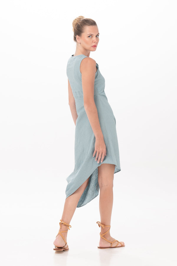 Dafina Dress in Moonstone