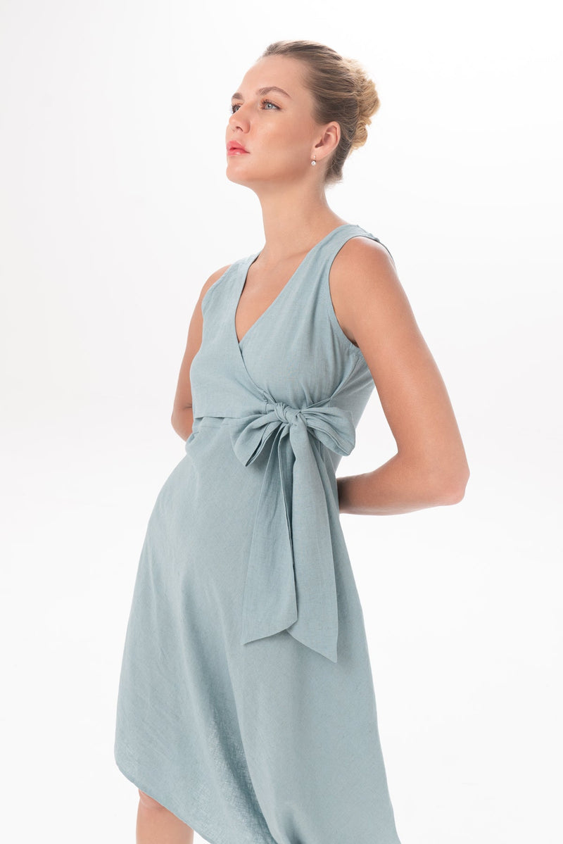 Dafina Dress in Moonstone