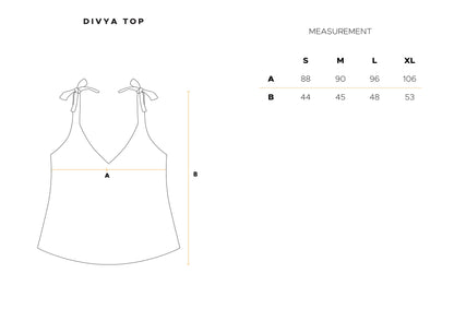 Divya Top in White