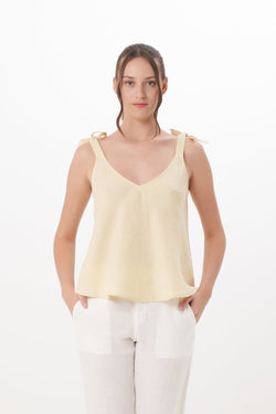 Divya Top in Butter Cream