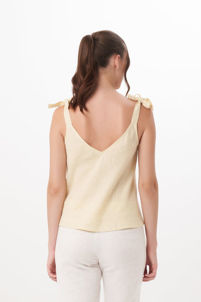 Divya Top in Butter Cream