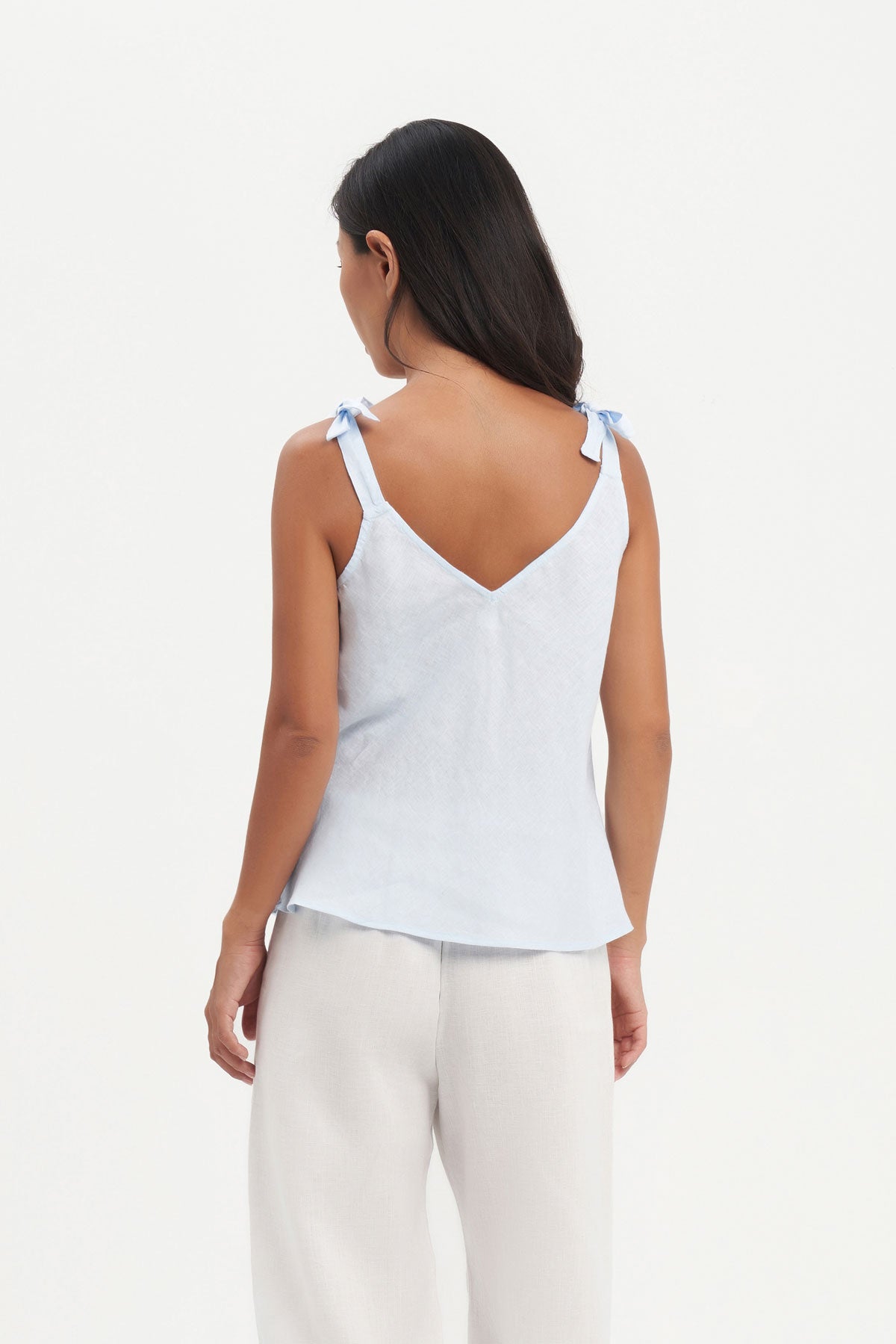 Divya Top in Ice Blue
