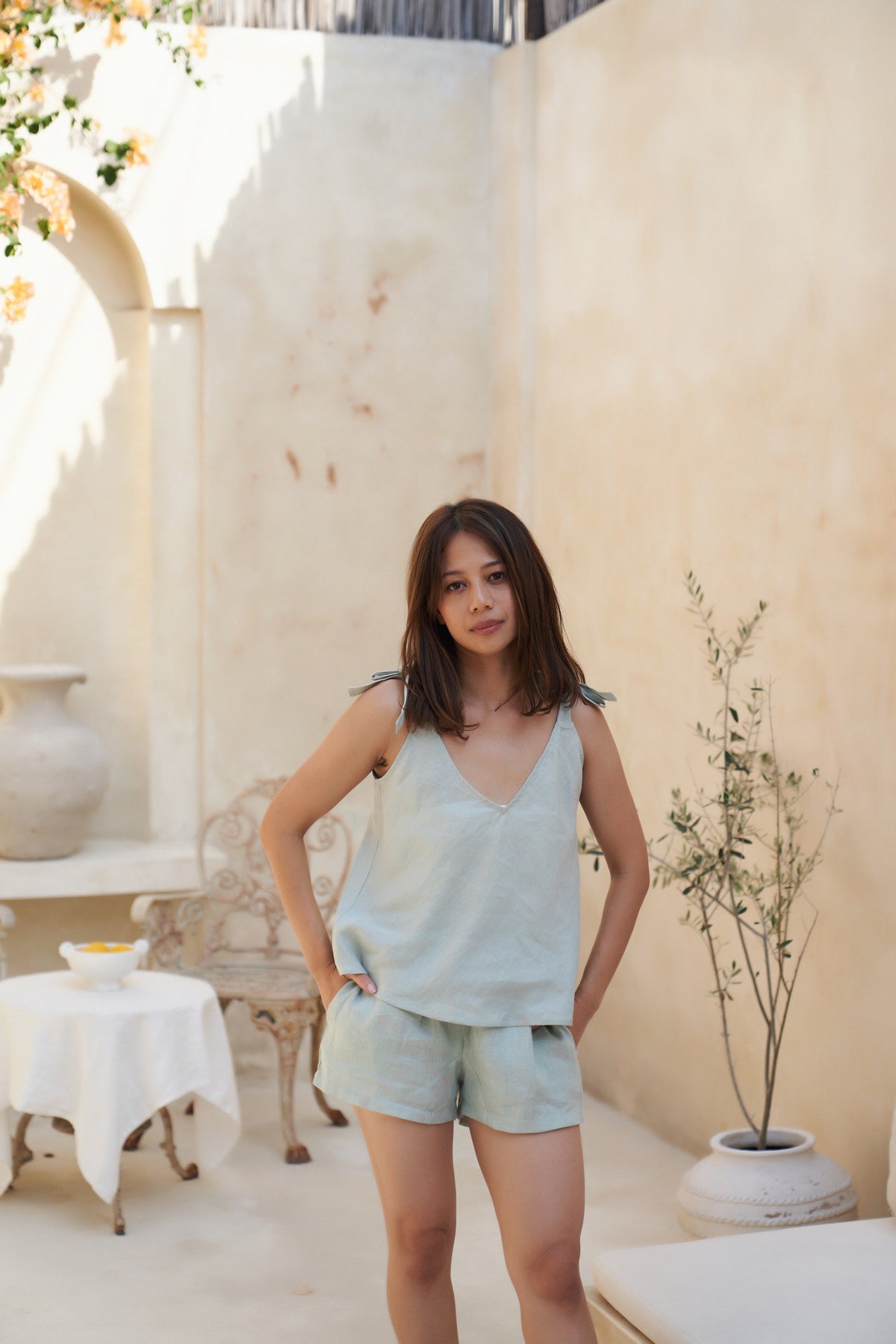 Divya Top in Morning Mist