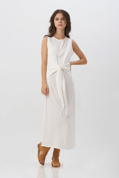 Fenin Dress in Off White