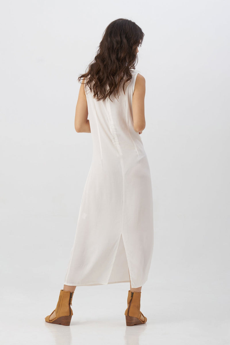 Fenin Dress in Off White