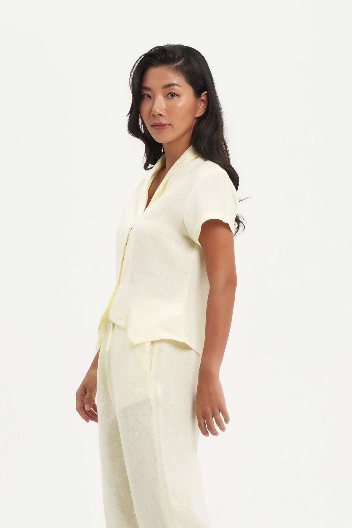 Gia Top in Lemon Chiffon