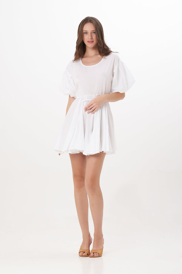 Heera Dress in White