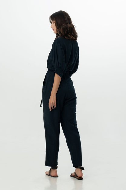 Isa Jumpsuit in Navy