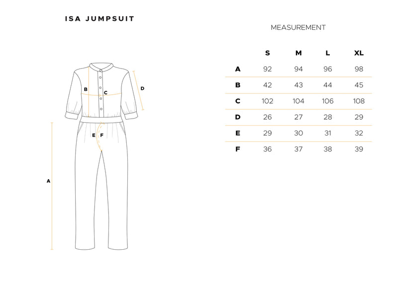 Isa Jumpsuit in Natural