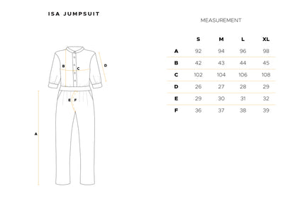 Isa Jumpsuit in Natural