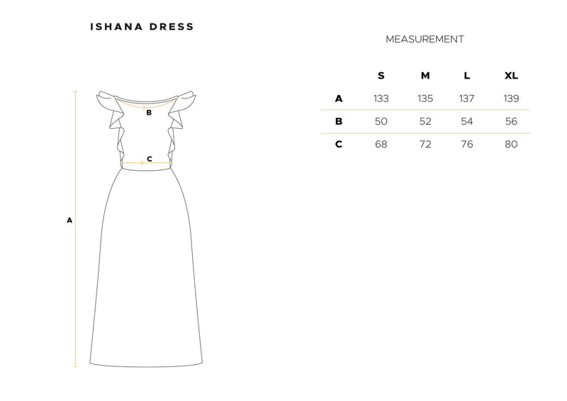 Ishana Dress in White