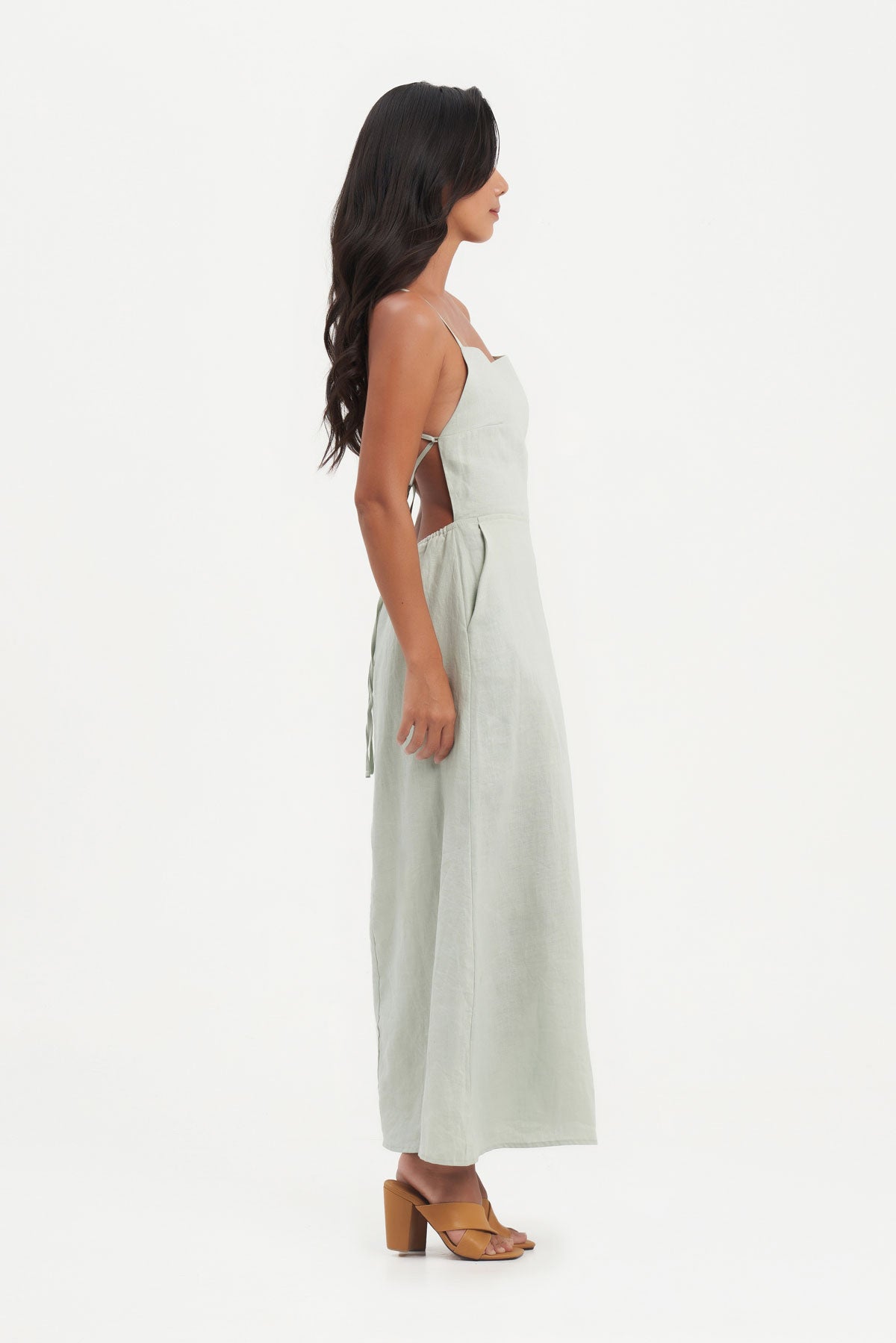 Kamaniya Dress in Morning Mist