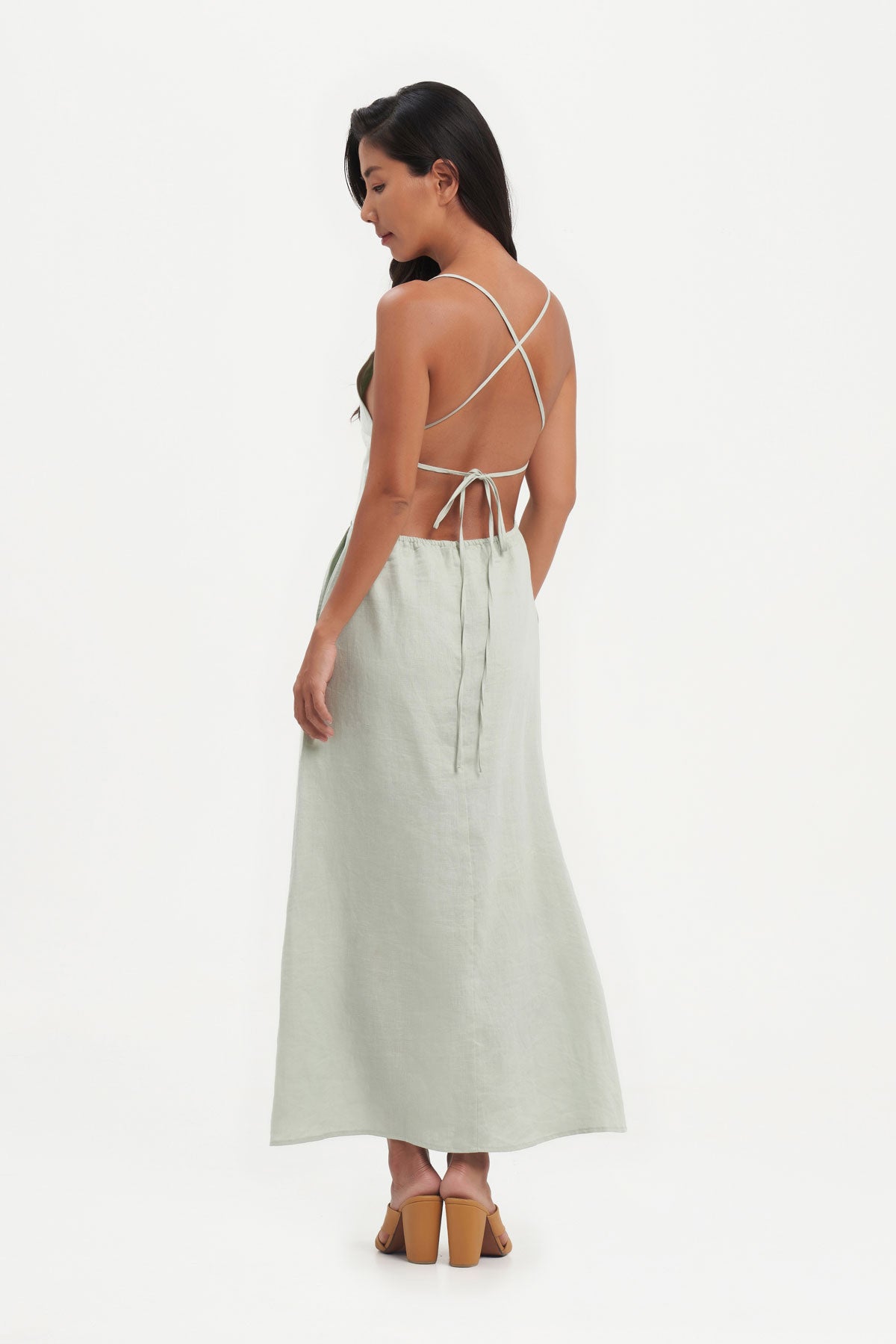Kamaniya Dress in Morning Mist