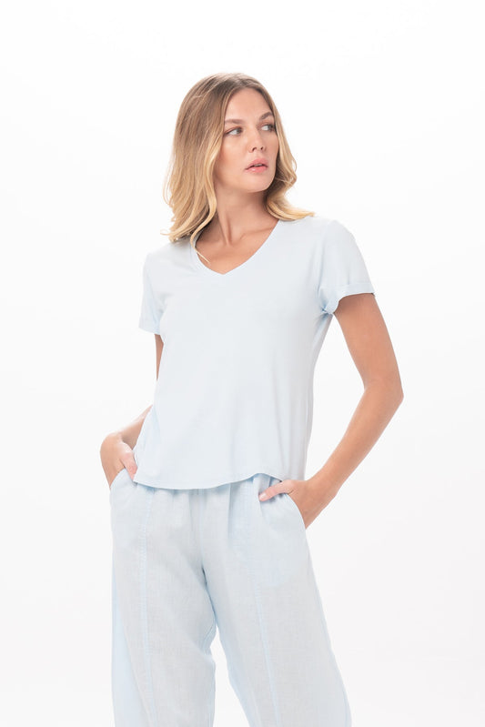 Kaniya T-Shirt in Ice Blue